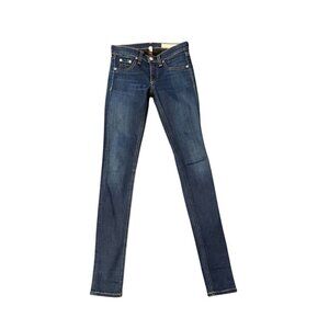 Rag & Bone Skinny Fit Womens Jeans Size 24 Medium Wash Denim Classic Style